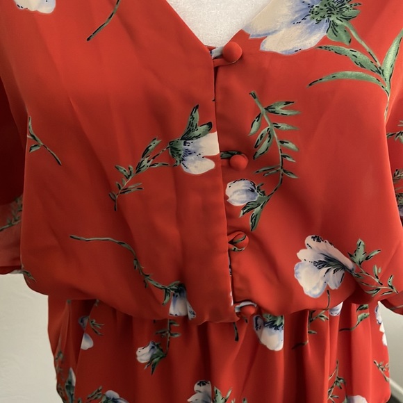 Siena sky women’s blouse size large 100% polyester - Picture 3 of 9